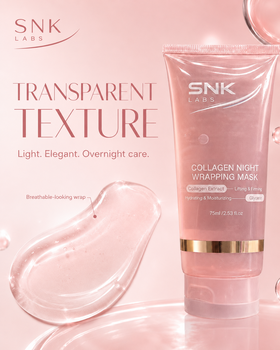 Skincare products arranged on a soft neutral background