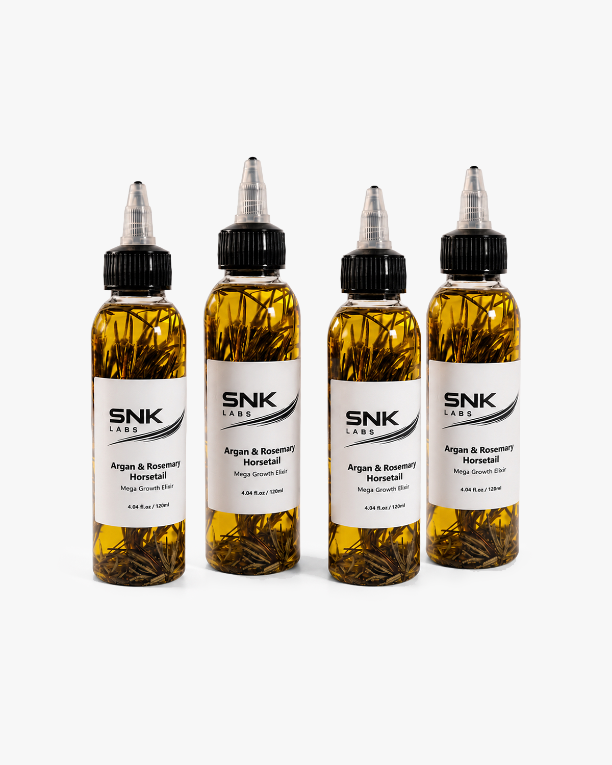 Argan & Rosemary Horsetail - Mega Growth Elixir - 4 Pack